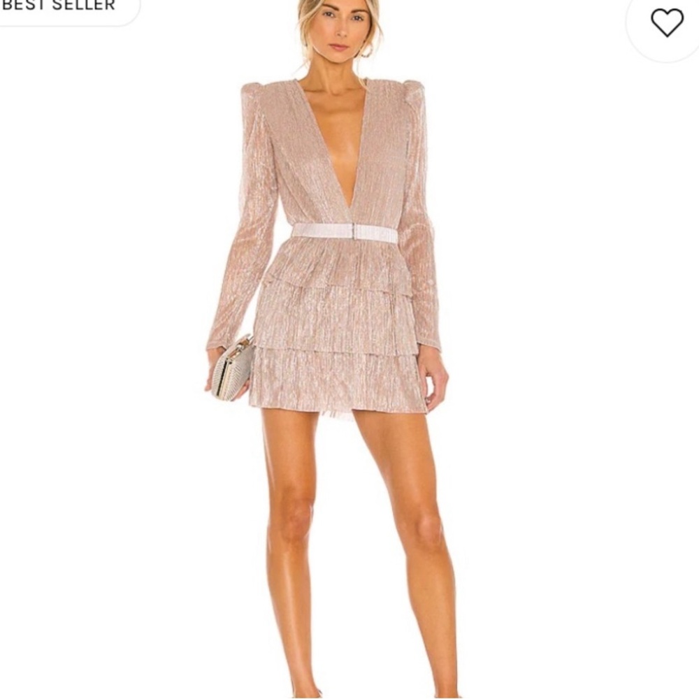 Sabina Musayev carry Pink Mini Dress